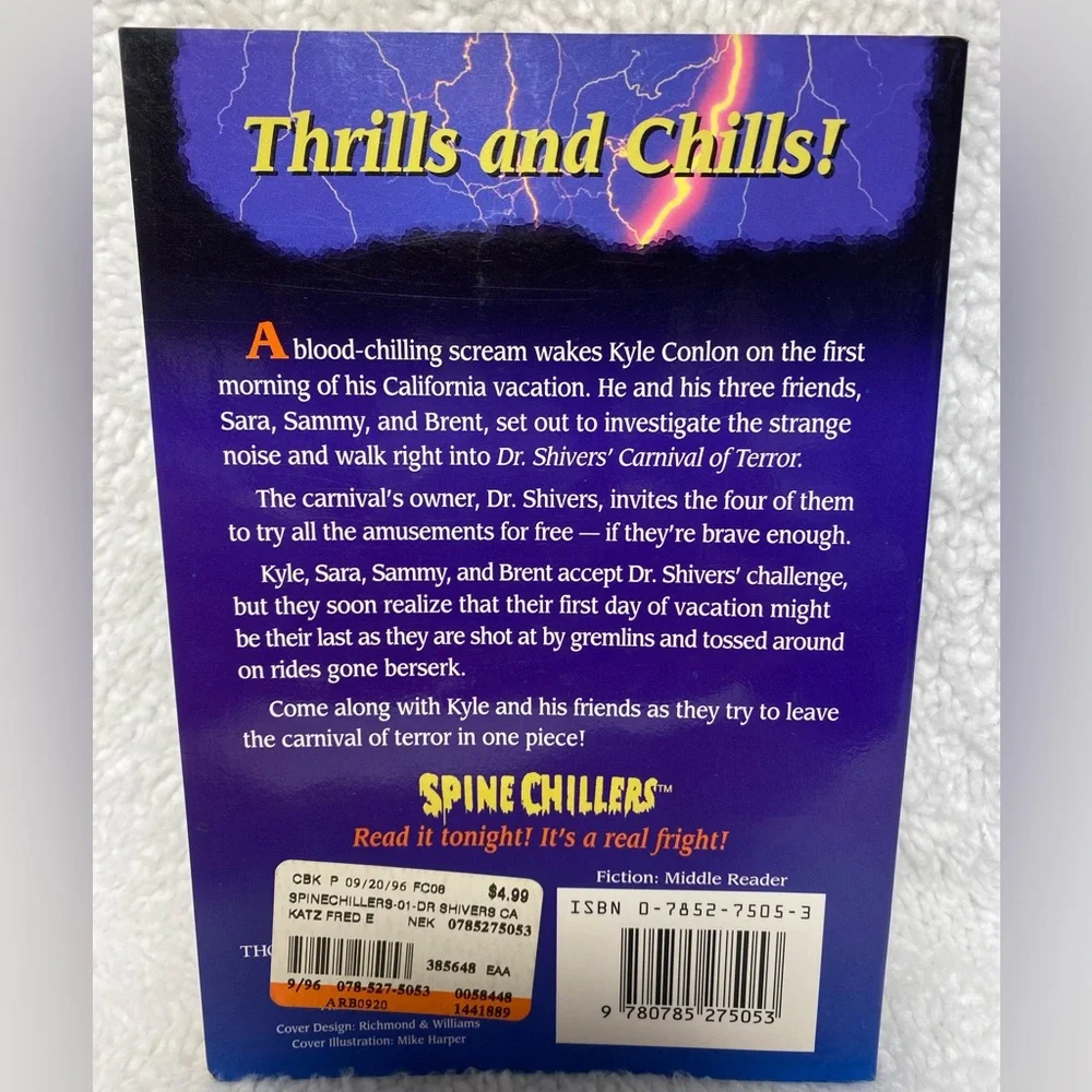 SpineChillers by Fred E. Katz - No. 1: Dr. Shiver’s Carnival of Terror